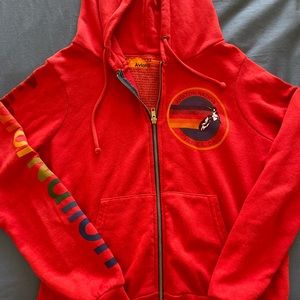 Aviator nation Xs hoodie- Red